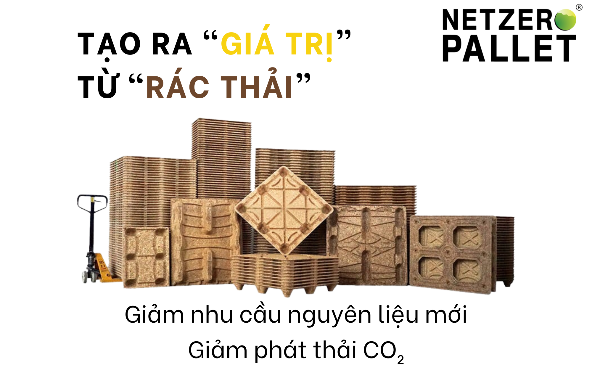 Giải pháp sản xuất nhựa sinh học và pallet từ phế phẩm nông nghiệp thải bỏ (Vỏ dừa)